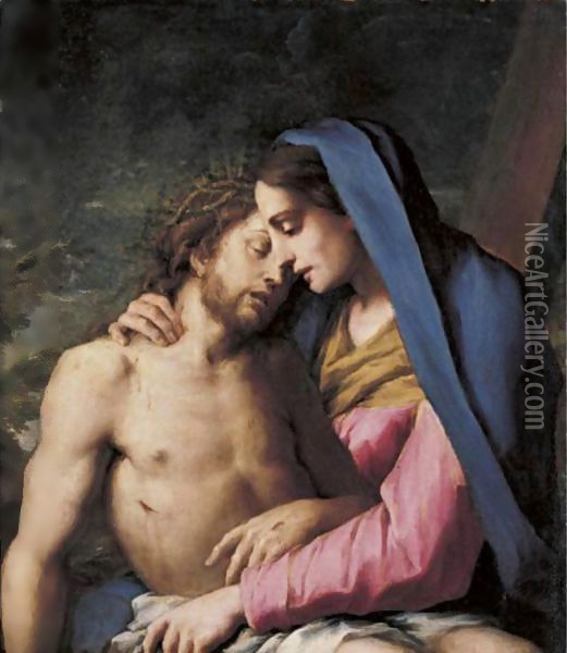 Pieta Oil Painting - Giacomo Triga