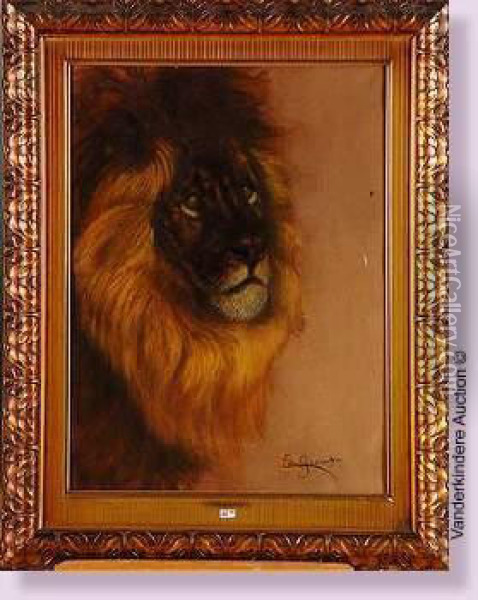 Le Lion De Jugurtha Oil Painting - Elisabeth De Groux
