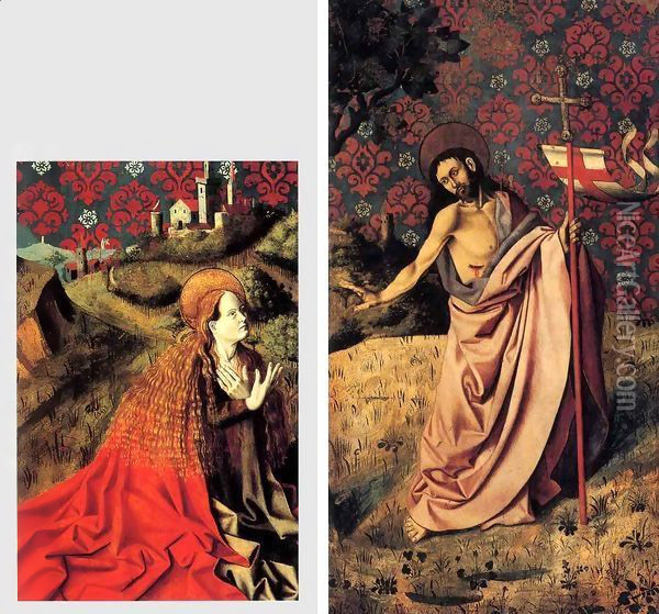 Annunciation Triptych 2 Oil Painting - Barthelemy d' Eyck