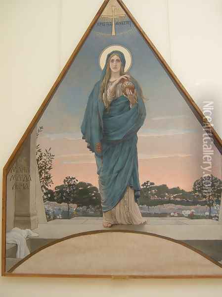 Maria Magdalene, 1898 Oil Painting - Viktor Vasnetsov