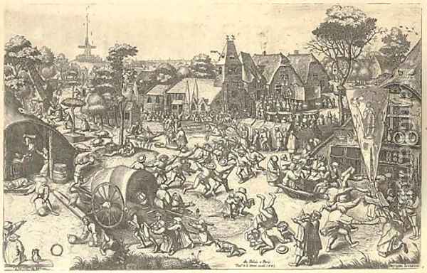 The Fair on St. George's Day Oil Painting - Pieter the Elder Bruegel