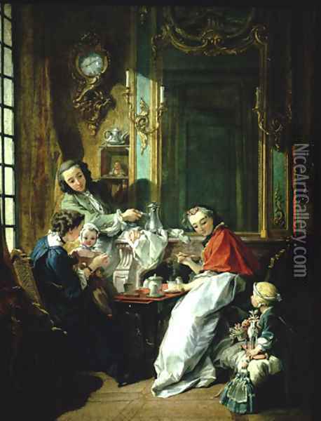 The lunch Oil Painting - Francois Boucher