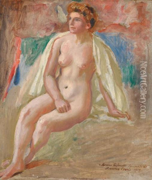 Baigneuse, Etude Oil Painting - Maurice Denis