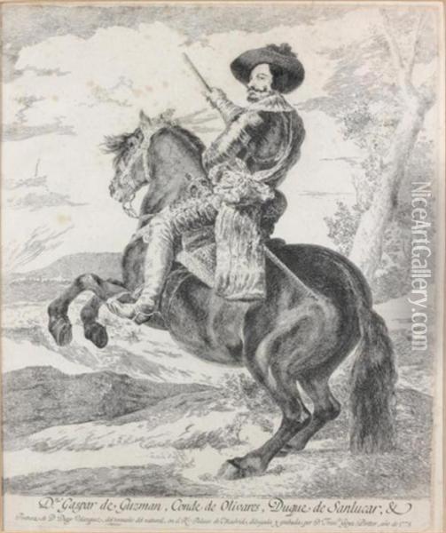 Gaspar De Gusman, Conde De Olivares Oil Painting - Francisco De Goya y Lucientes
