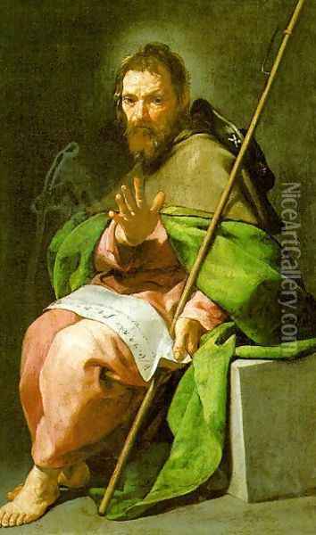 St James the Greater c. 1635 Oil Painting - Alonso Cano