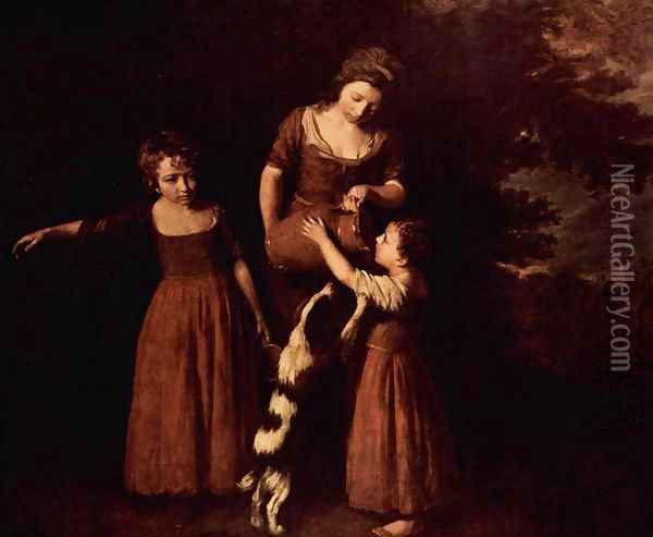 Peasant Family Oil Painting - John Opie