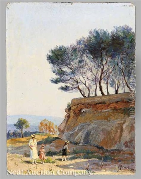 The Treasure Hunt Oil Painting - Edouard Brun