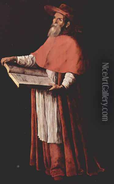 St. Jerome 2 Oil Painting - Francisco De Zurbaran