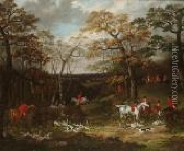 The Essex Hunt Oil Painting - Dean Wolstenholme, Snr.