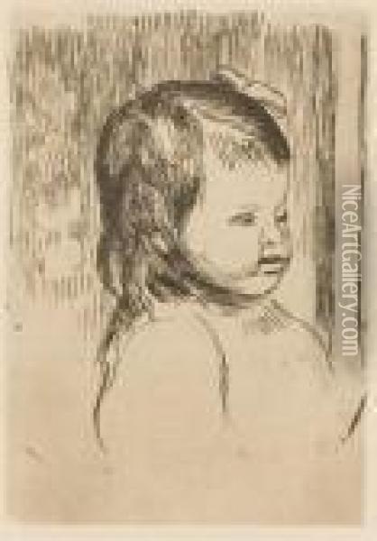 Coco Portreja Oil Painting - Pierre Auguste Renoir