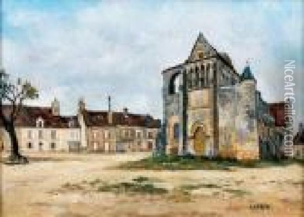 Eglise De Mally-le-chateau Oil Painting - Marcel Leprin