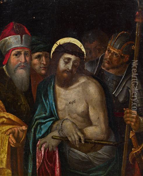 Ecce Homo Oil Painting - Giacomo (or Jacopo) Tarchiani