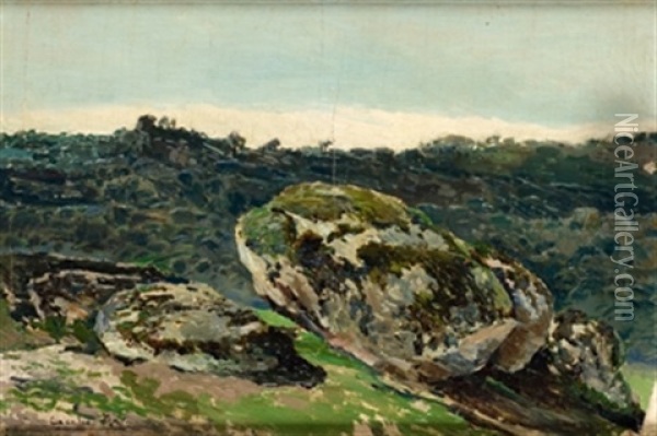 Rocas Oil Painting - Cecilio Pla