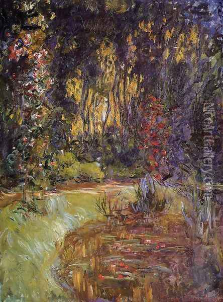 Water-Lily Pond at Giverny Oil Painting - Claude Oscar Monet