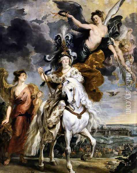 The Capture of Juliers 1622-25 Oil Painting - Peter Paul Rubens