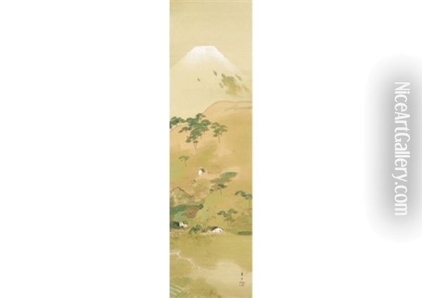 Late Spring Oil Painting - Manshu Kawamura