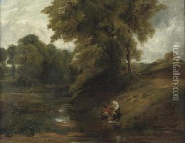 On The Brent Oil Painting - William Collins