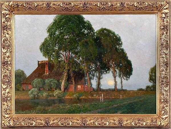 Landscape Oil Painting - Georg M. Meinzolt