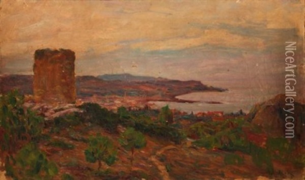 Paysage Du Midi Oil Painting - Alphonse Birck