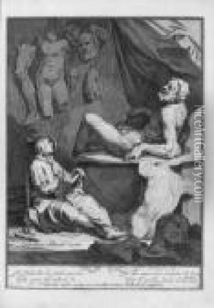 The Drawing Book Of Abraham Bloemart, By Frederik Bloemart (cf.hollstein 36-155) Oil Painting - Abraham Bloemaert