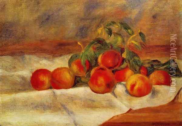 Peaches 1 Oil Painting - Pierre Auguste Renoir