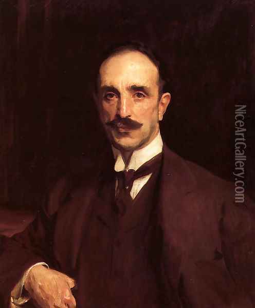 Portrait of Douglas Vickers Oil Painting - John Singer Sargent