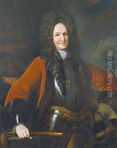 General Hugh Mackay 1640-92 Oil Painting - Sir Godfrey Kneller