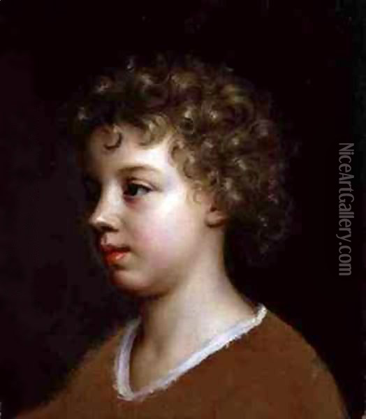 Portrait of the Artist's Son, Bartholomew Beale Oil Painting - Mary Beale