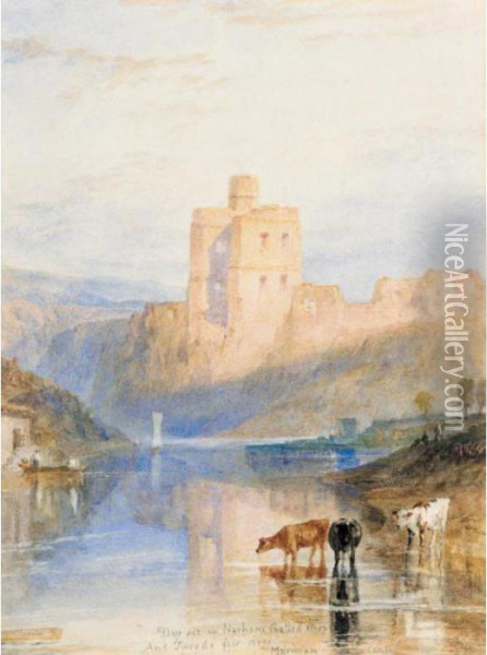 Norham Castle On The Tweed Oil Painting - Joseph Mallord William Turner