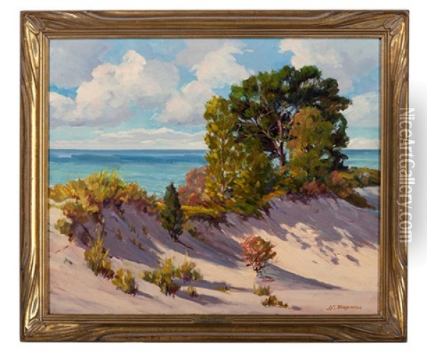 Shadows In The Sands Oil Painting - John Templeton