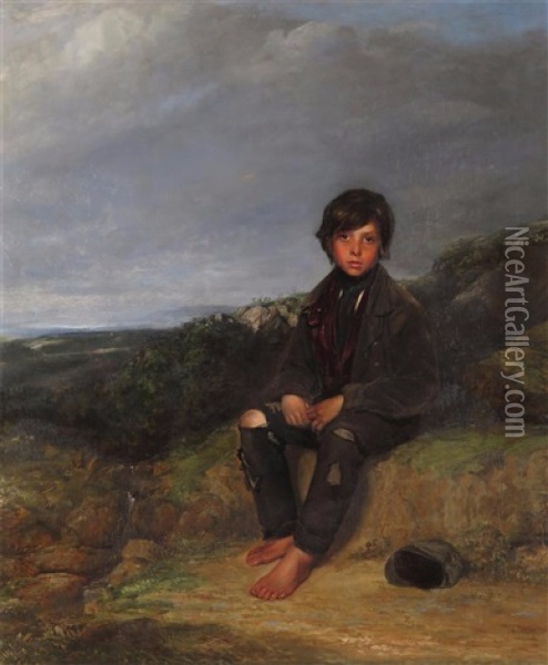The Tinker Boy Oil Painting - Sir Francis Grant