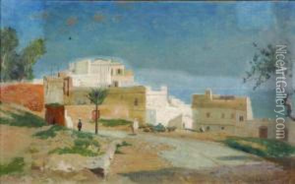 Tangiers Oil Painting - Lemuel D. Eldred