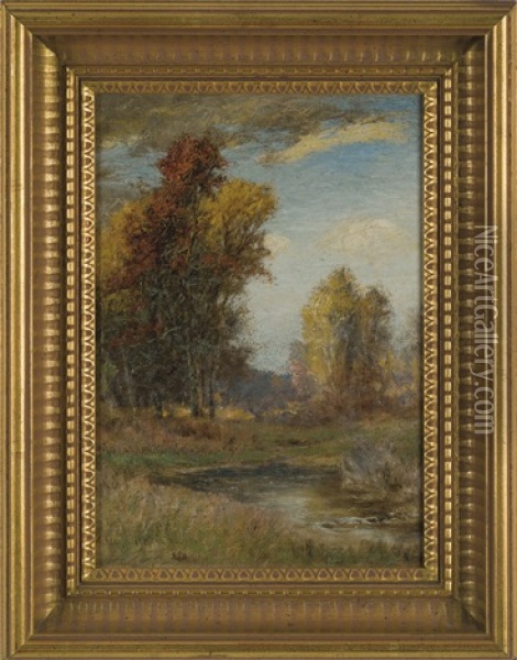 In The Connecticut Valley Oil Painting - Albert Babb Insley