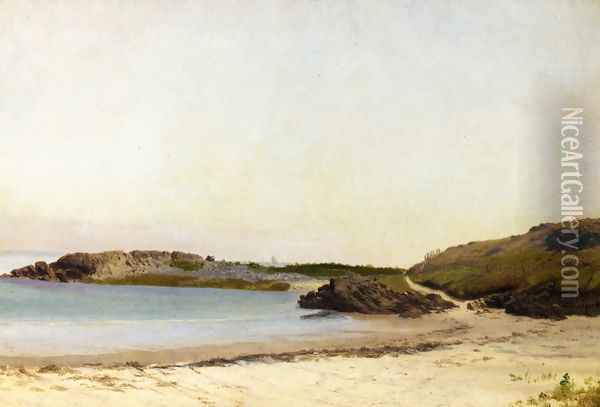 Wilbur's Point, Sconticut Neck, Fairaven, Massachusetts Oil Painting - William Bradford
