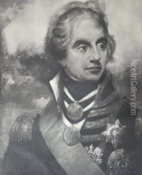 Vice Admiral Viscount Nelson Kb Oil Painting - Sir William Beechey