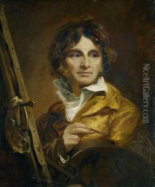 Self-portrait Oil Painting - Thomas Barker of Bath