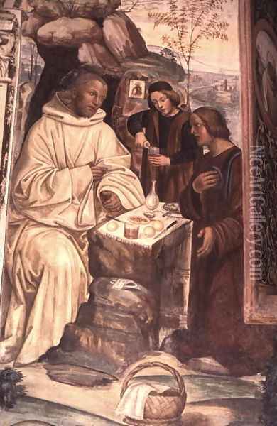 The Life of St. Benedict 23 Oil Painting - L. & Sodoma Signorelli