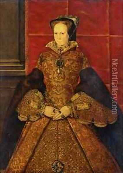 Queen Mary I Oil Painting - Hans Eworth