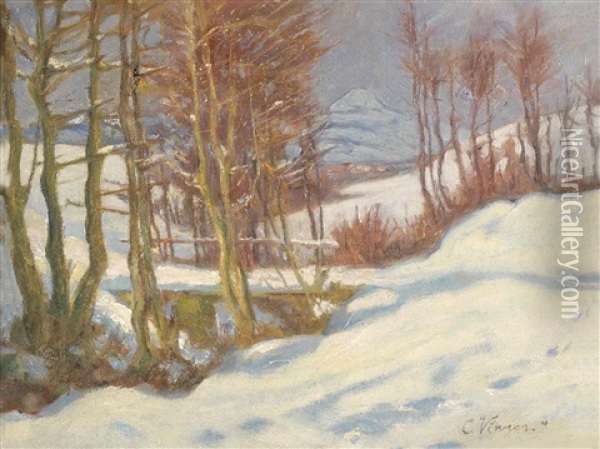 Winterlandschaft Oil Painting - Carl Vinnen