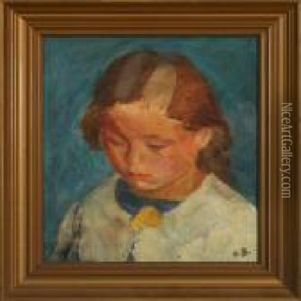 On The Reverse Indistinctly Stamped Axel Bredsdorffestate Oil Painting - Axel Bredsdorff