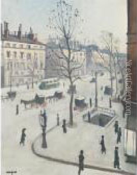 Boulevard De La Madeleine Oil Painting - Albert Marquet