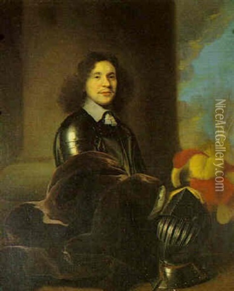 Portrait Of A Man Oil Painting - Isaac Luttichuys