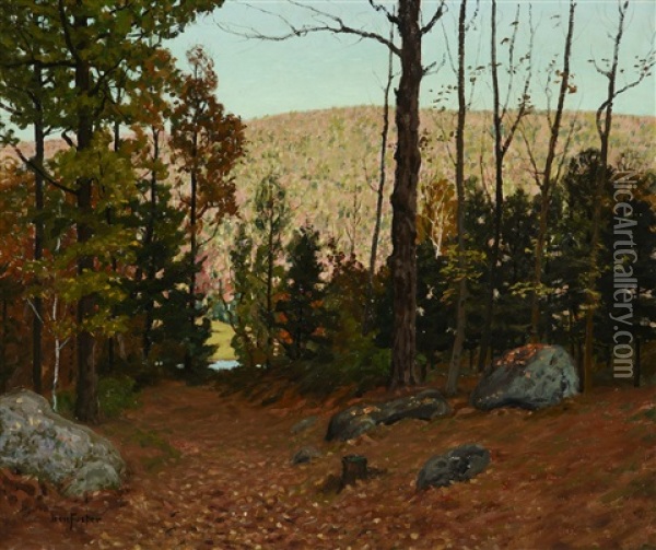 Autumn Effect Oil Painting - Ben Foster