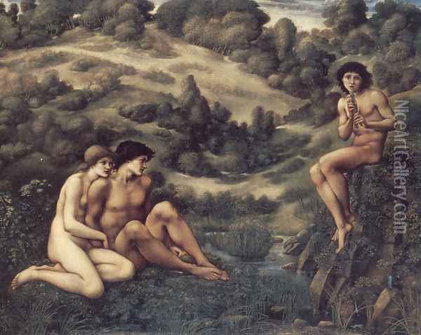 The Garden of Pan 2 Oil Painting - Sir Edward Coley Burne-Jones