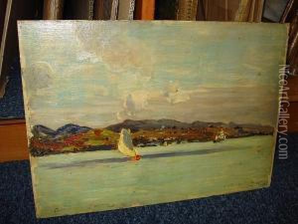 Port Of Spain, Trinidad Oil Painting - John Reed Murray