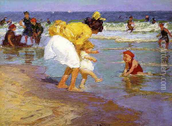 At the Seashore 3 Oil Painting - Edward Henry Potthast