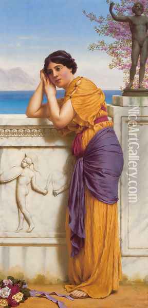 'Rich Gifts Wax Poor When Lovers Prove Unkind' Oil Painting - John William Godward