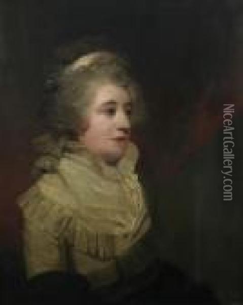 Portrait Of Lady Milbanke Oil Painting - Sir Thomas Lawrence