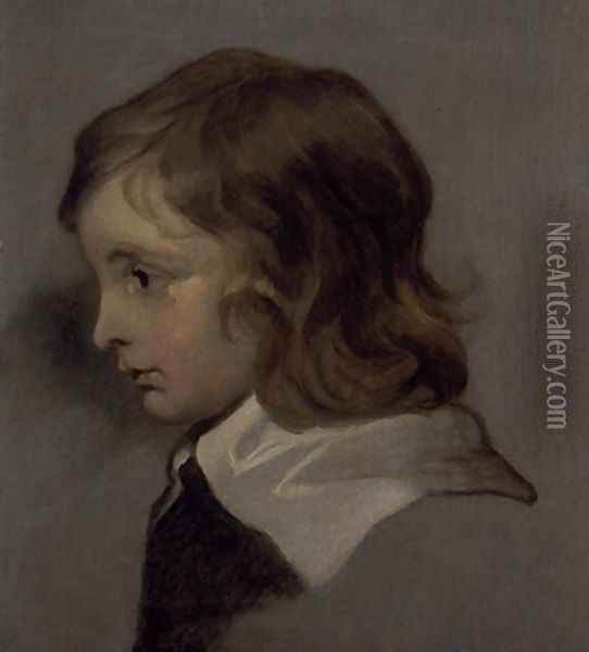 Head of a young boy Oil Painting - Sir Peter Lely