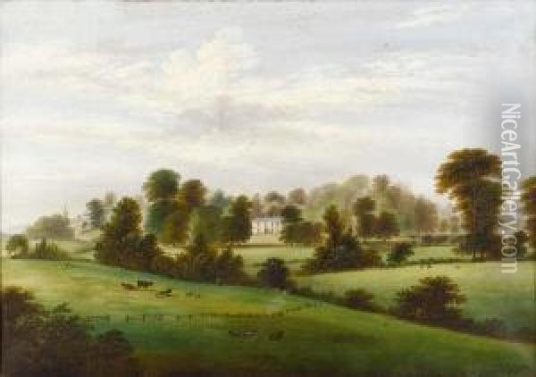 Plantation Oil Painting - Henry Cheever(s) Pratt